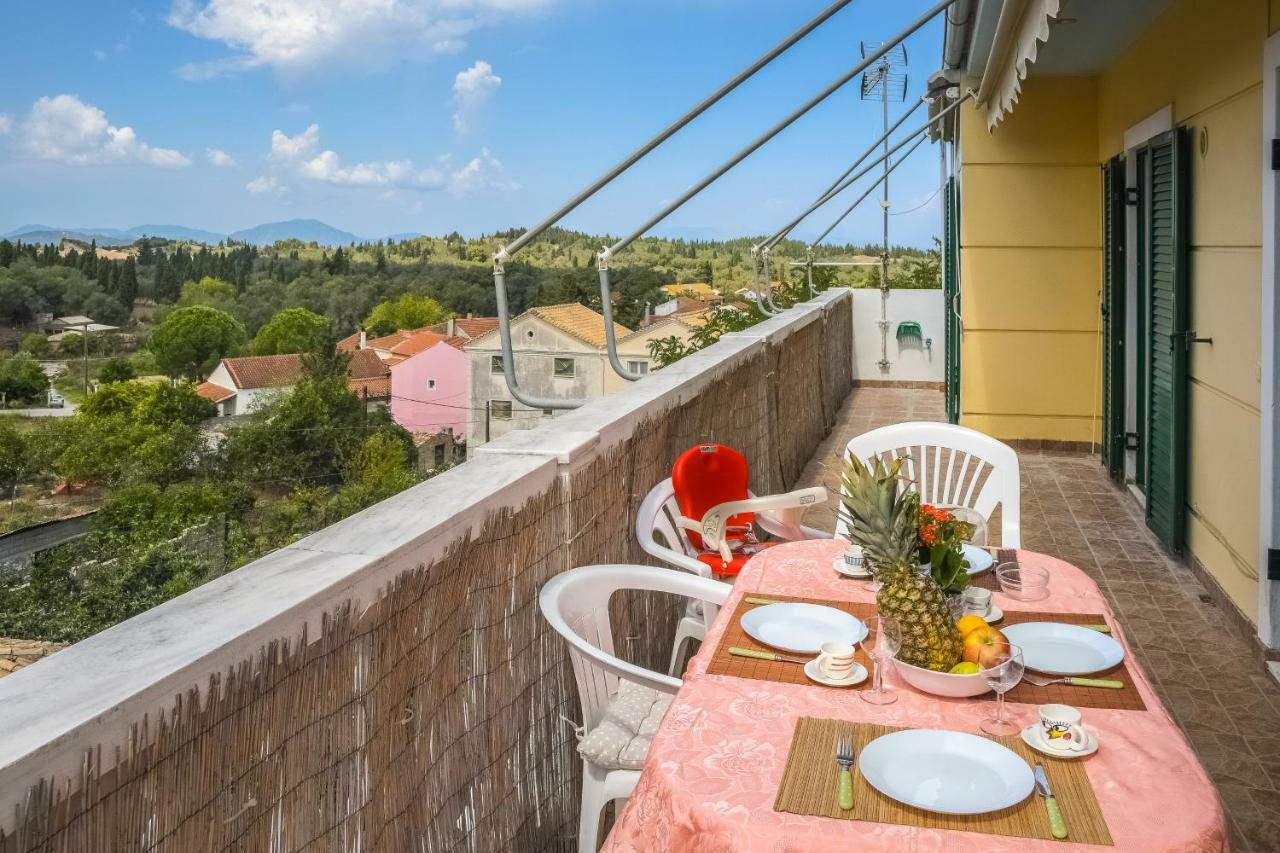 レフキンミModern Flat With Beautiful Views In South Of Corfuアパートメント エクステリア 写真